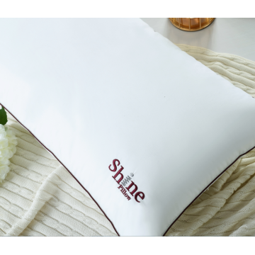 Custom embroidery pillow with logo